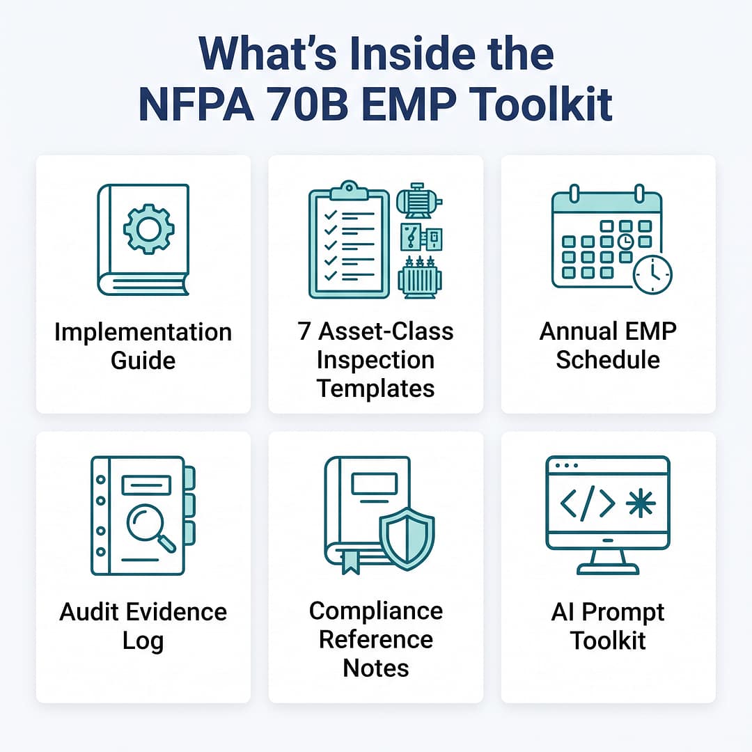 NFPA 70B EMP Toolkit contents