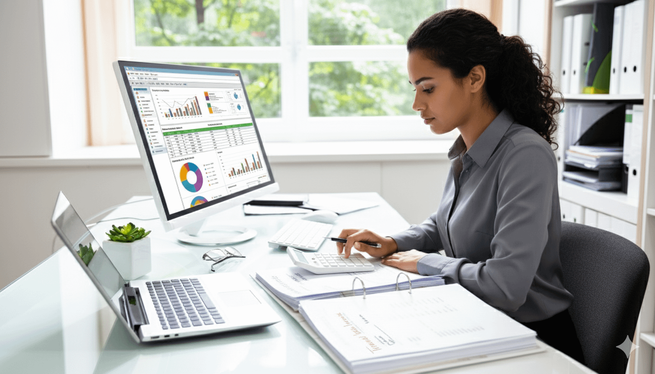 A person working on a computer
AI-generated content may be incorrect.